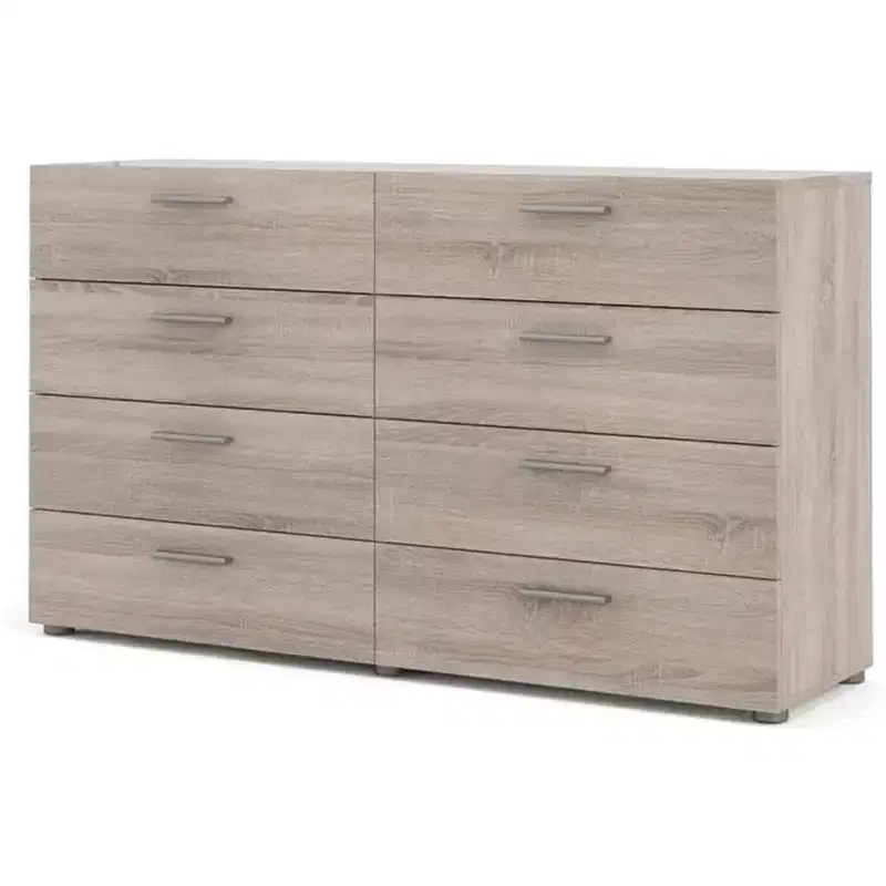 8 Drawer Double Dresser with Modern Style