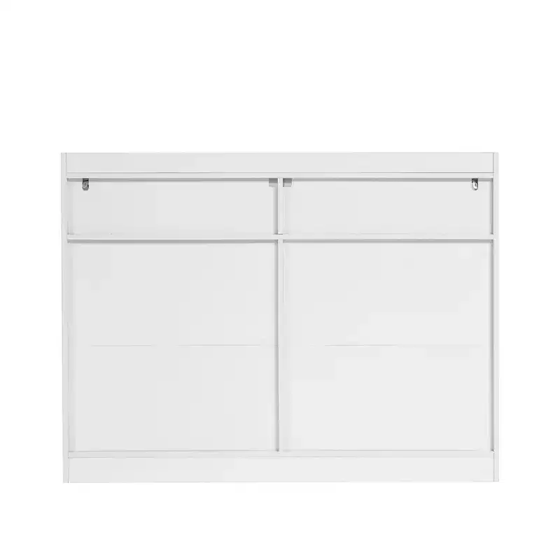 GDFStudio Barnard Modern 51.2 Rectangle Sideboard with 6 Drawers and Adjustable Lighting