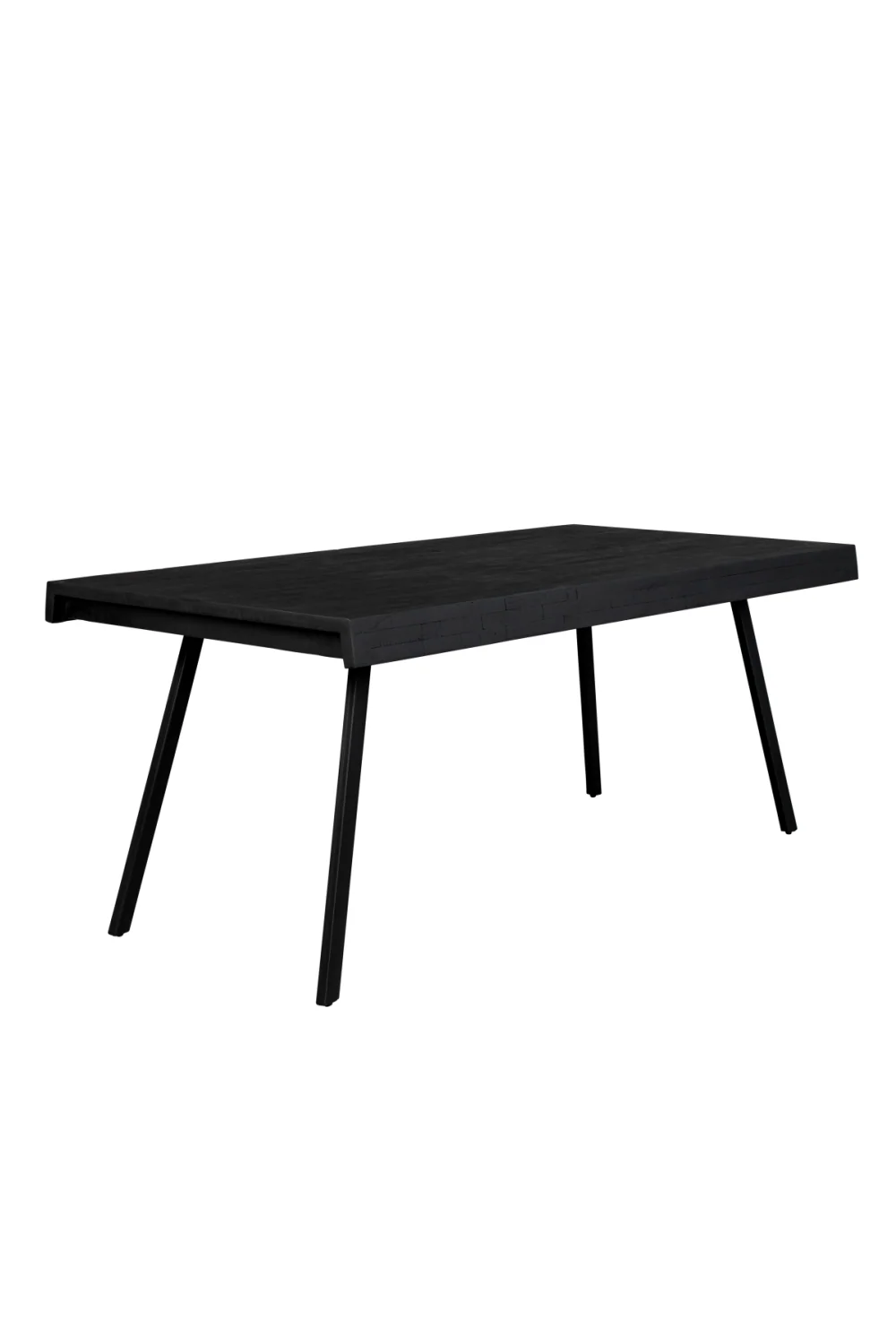 Black Teak Dining Table