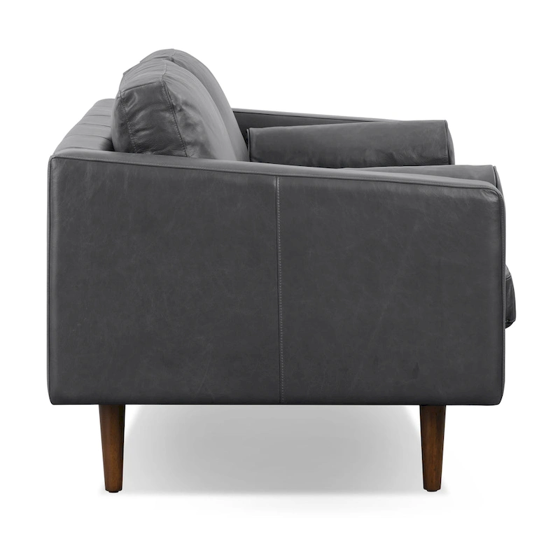 Poly & Bark Napa 72 Apartment Sofa - Full Grain Genuine Italian Leather