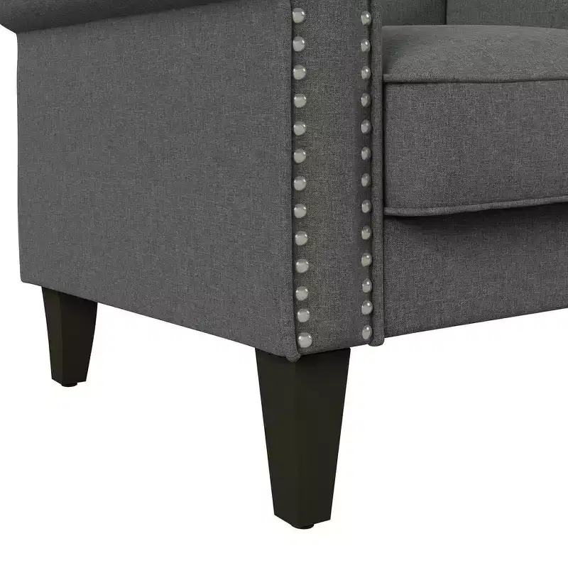 HL Home,Traditional Armchair with Nailheads