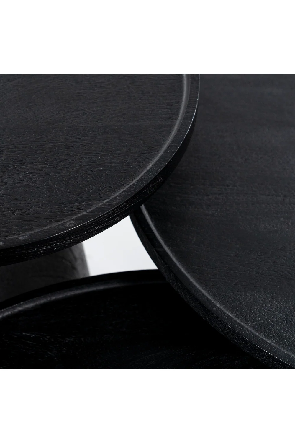 Black Mango Wood Coffee Table