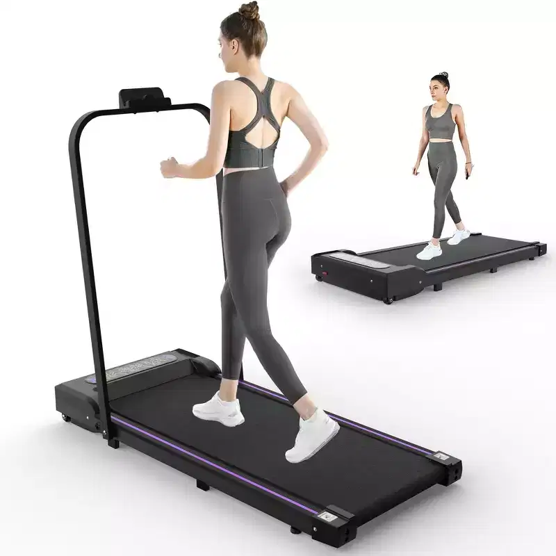 NAYSAYE Portable Treadmill Exercise Trainer Walking Jogging Machine for Home Office , Black, 43.5*19.5*3.5