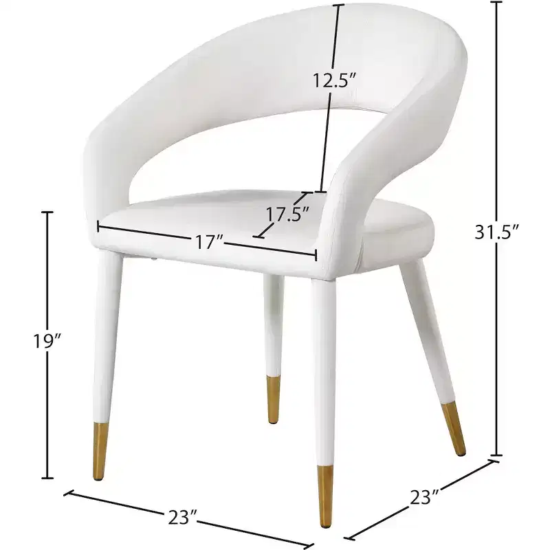Meridian Furniture,Destiny Velvet Dining Chair