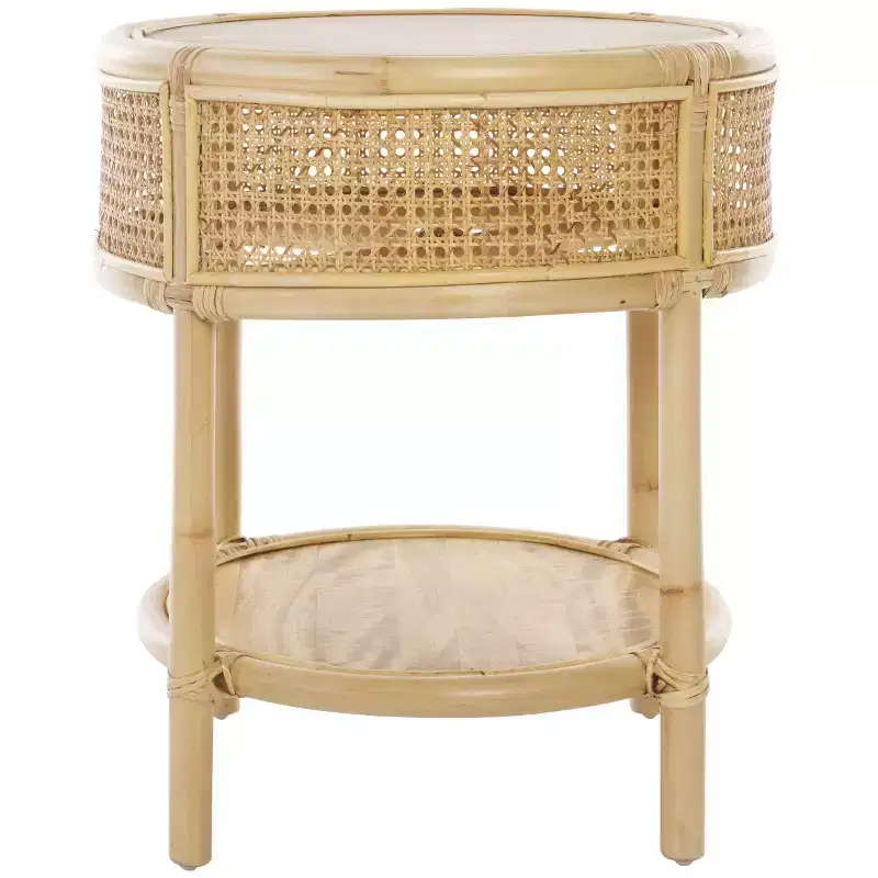 Arvid Round Accent Table - ACC6505A - Natural - Safavieh