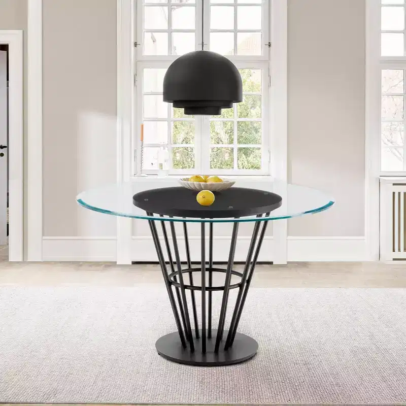 Armen Living Veronica Round Dining Table