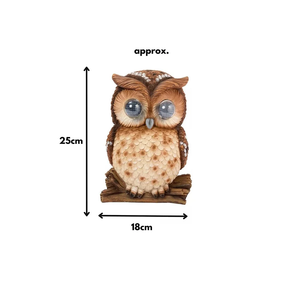 Solar Owl Garden Ornament