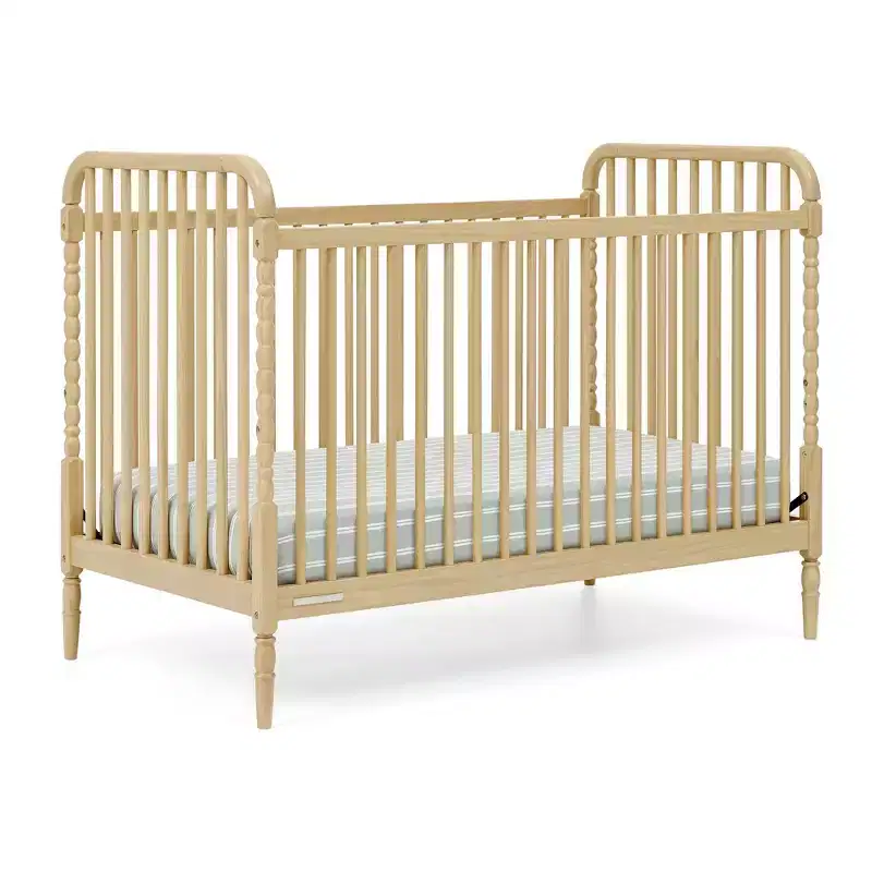 4-in-1 Convertible Crib – Solid Pine, GREENGUARD Gold