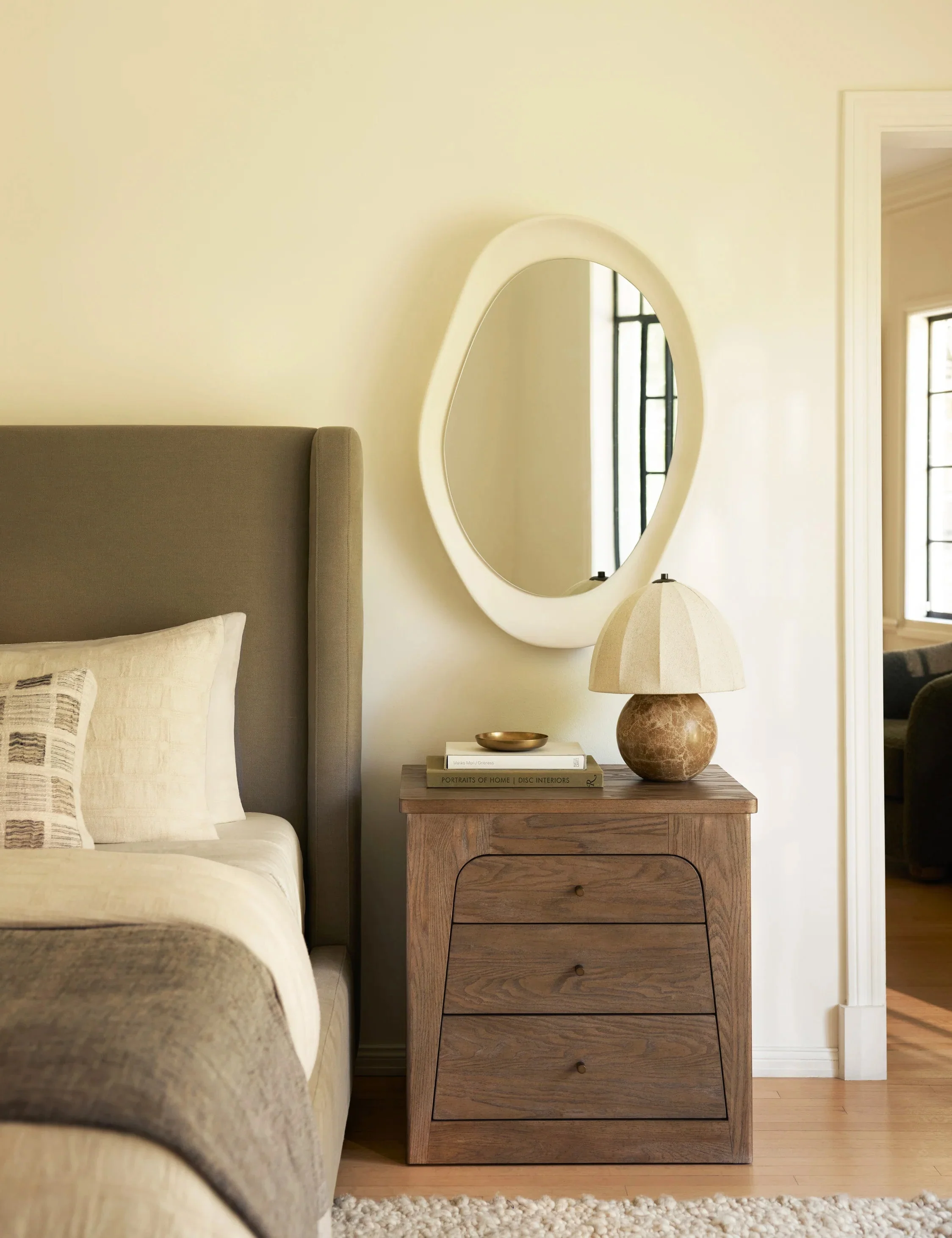 Nightstand Modern They bring that same philosophy to this collection with pieces that invite you to live in comfort and love your surroundings