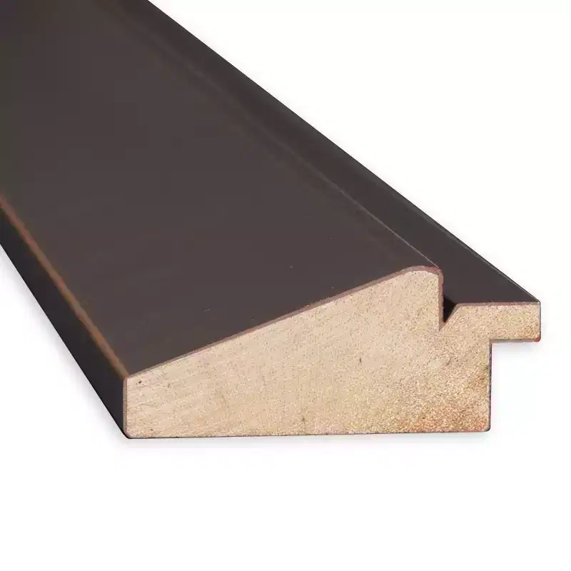 23 x 29 Beveled Lara Bronze Wood Wall Mirror - Amanti Art: Modern Rectangular, No Assembly, Includes Hardware