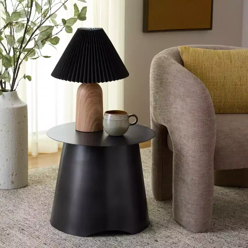 Aminchy Side Table - ACC5509 - Antique Black - Safavieh