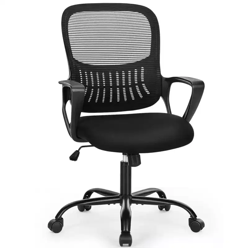 JIONJOY Modern Mesh Lumbar Support Ergonomic Office Gaming Chair with Non-Adjustable Arms