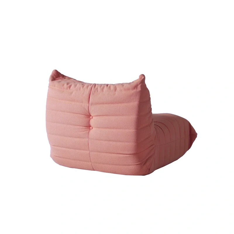 Feature Lazy Sofa Teddy Fabric Couch Living Room Sofa Bean Bag Chair