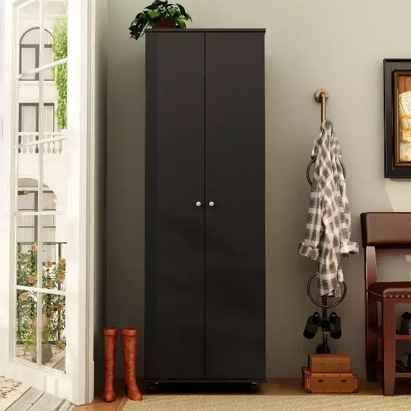 Famapy 2-Doors Tall Entryway Shoe Cabinet With 8-Tier Shelves