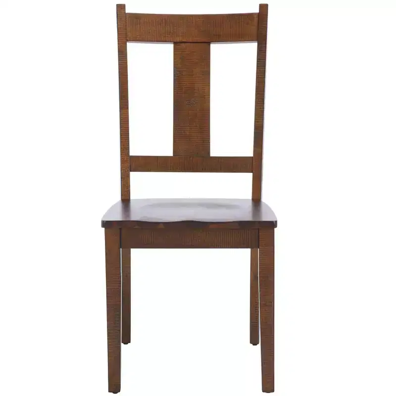 Dining Chair Set of 2 | Rustic Cafe Finish