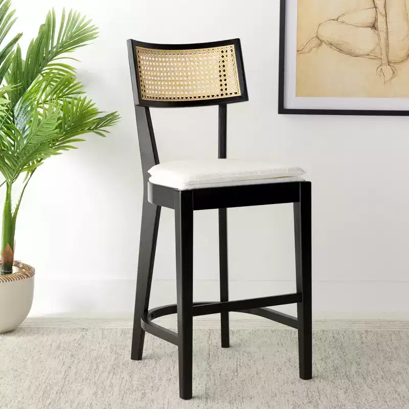Cane Counter Stool