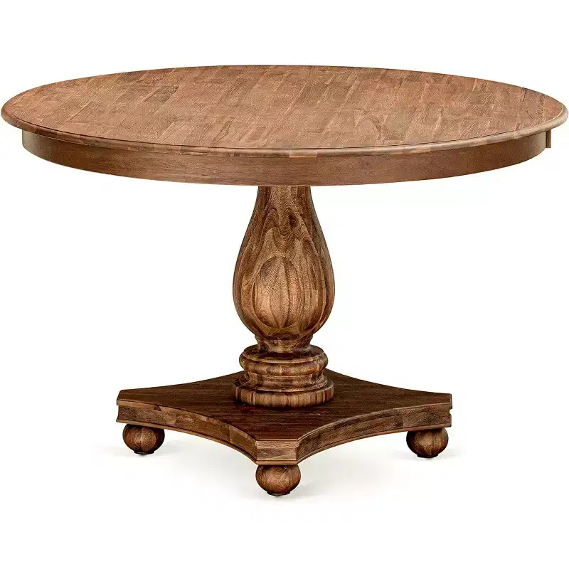 Rubberwood Round Dining Table 30''H x 48'' Diameter