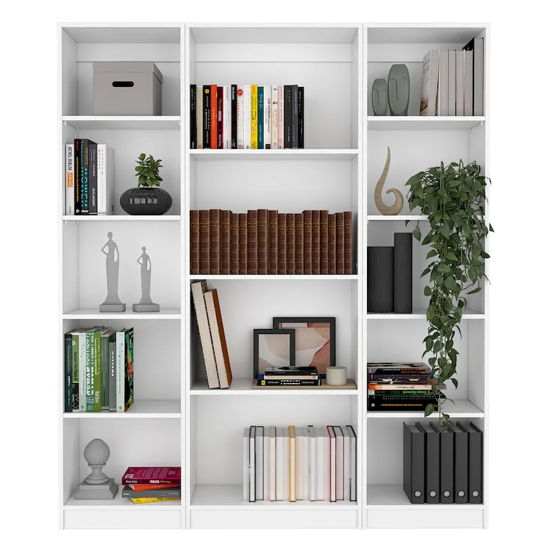 Kenyon 60 Wide 4-Shelf Bookcase Set of 3
