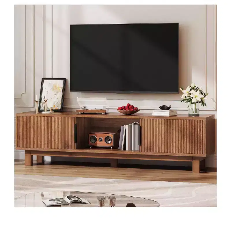 Fluted TV Stand for TVs up to 65