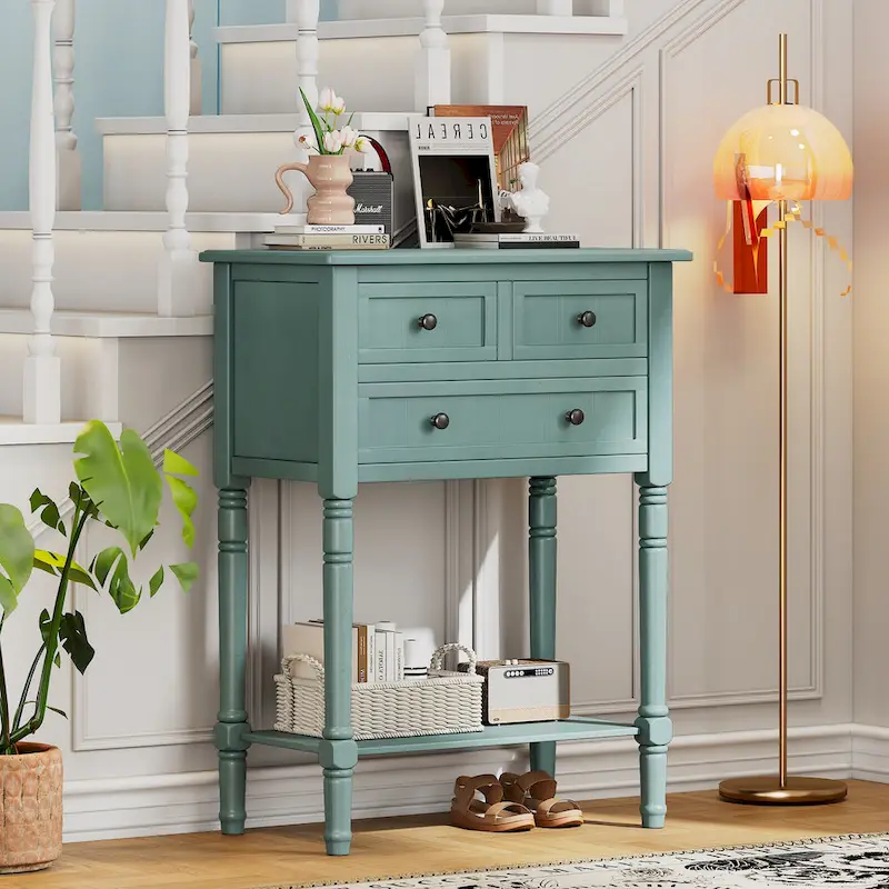 Narrow Console Table Slim Sofa Table