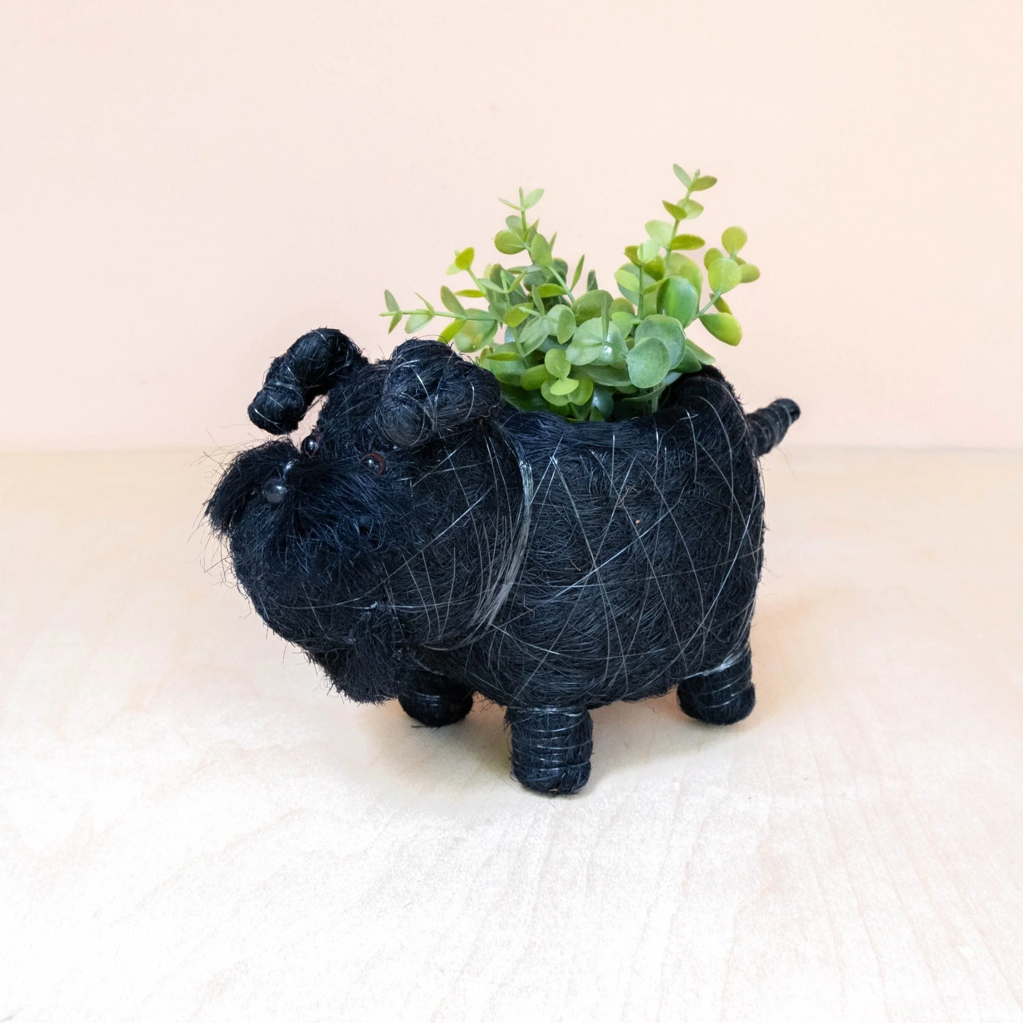 Baby Schnauzer Planter - Coco Coir Planter