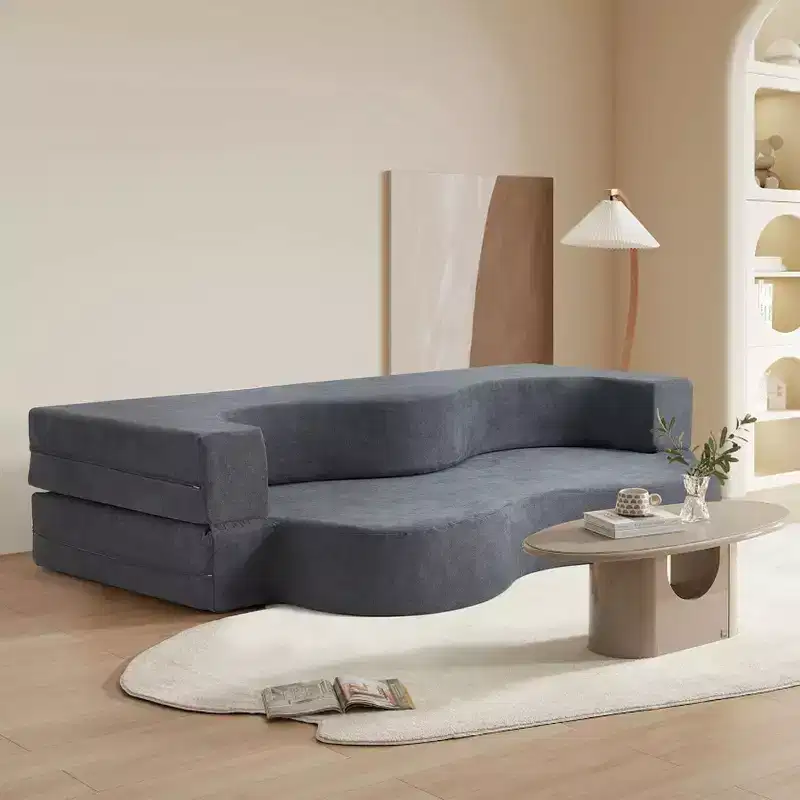 Folding Sofa Bed, Floor Sofa Couch, Convertible Sofa Bed With High Density Foam