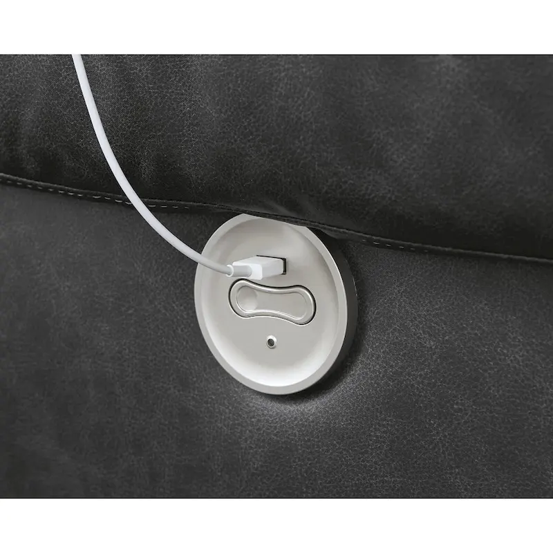 Signature Design by Ashley Barnsana Power Reclining Loveseat with Console