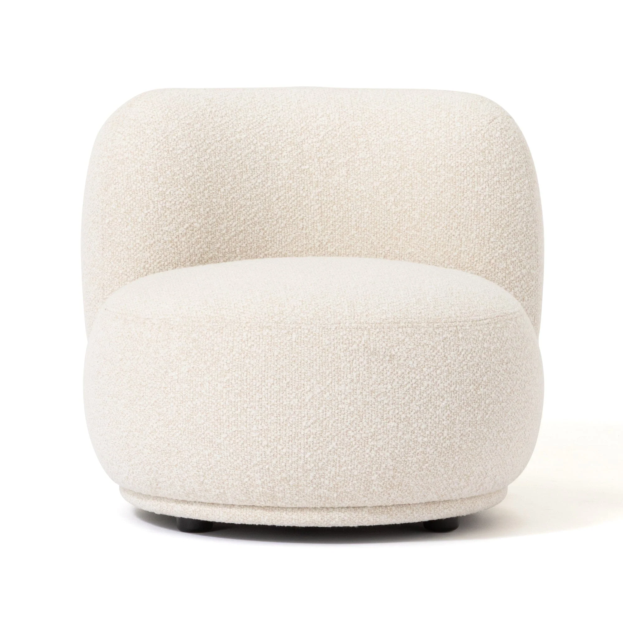 White Single Seat Accent Sofa Chair
