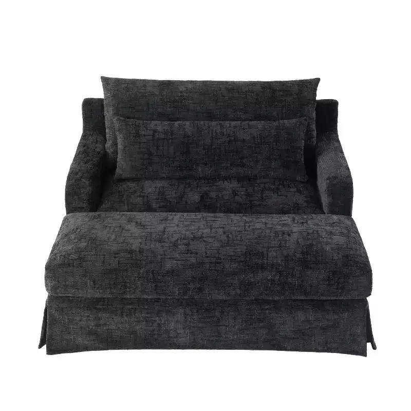 Polibi Extra-Deep Chenille Sofa Bed Chair