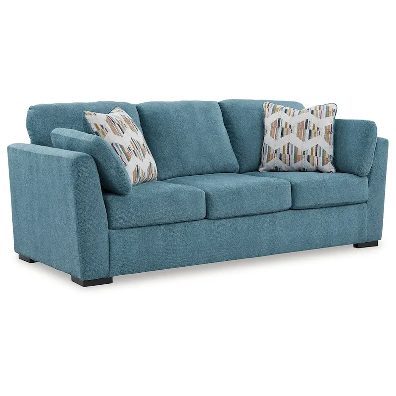 Keerwick Teal Queen Sofa Sleeper - 94 W x 41 D x 39 H
