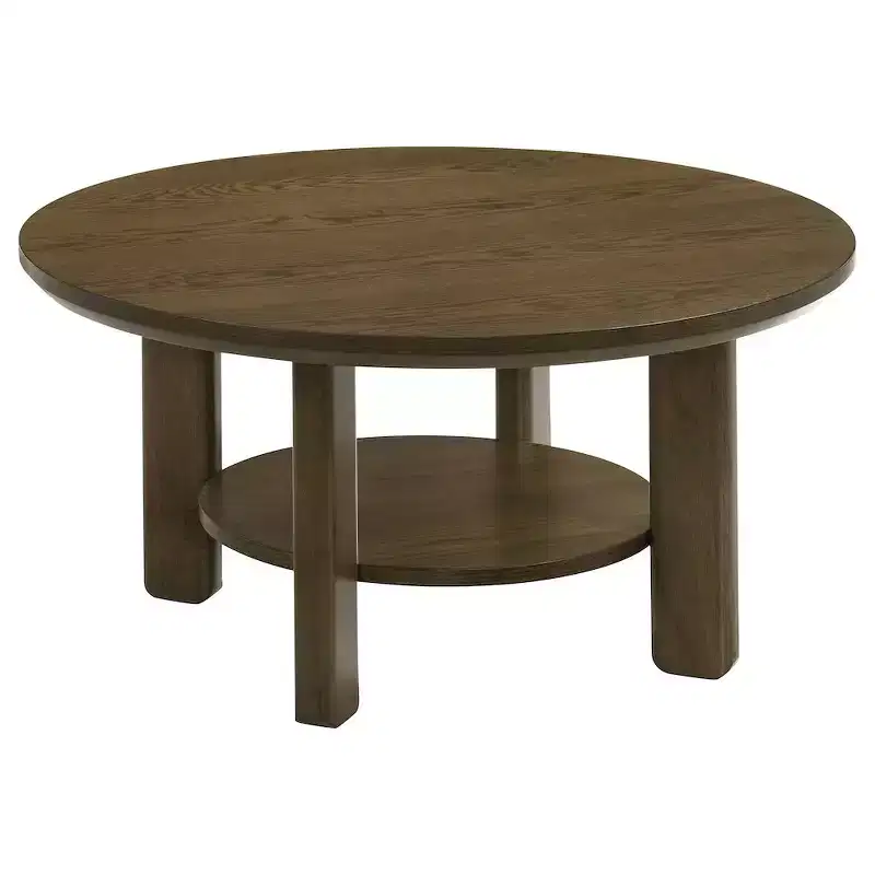 Coaster,Ottowa 36-inch Round Wood Cocktail Coffee Table