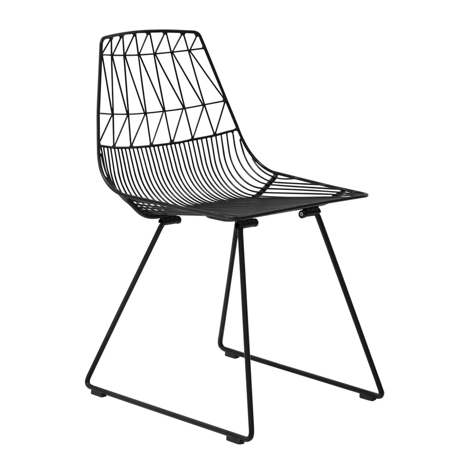 Modern Upholstered Side Chair with Playful Duo Design for Dining Room