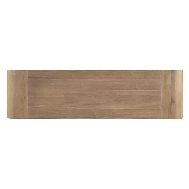 Whisen Rustic Console Table Entryway Table Side Table with Fluted Drawer Front