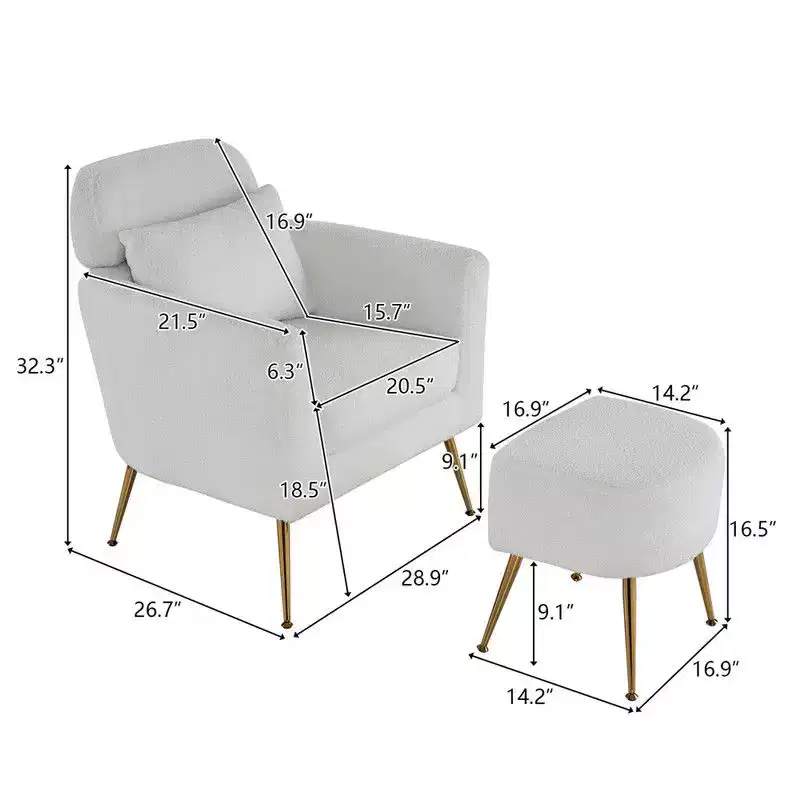 Solid Wood Armchair