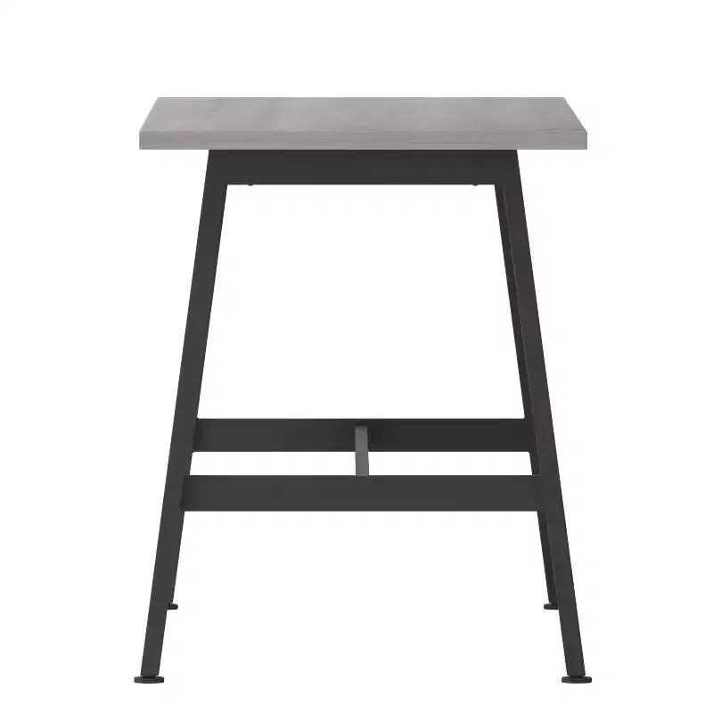 Flash Furniture Redmond Commercial 60x24 Conference Table with 1 Thick Double Sided Laminate Table Top with PVC Edging and Heavy Duty A-Frame Steel Base