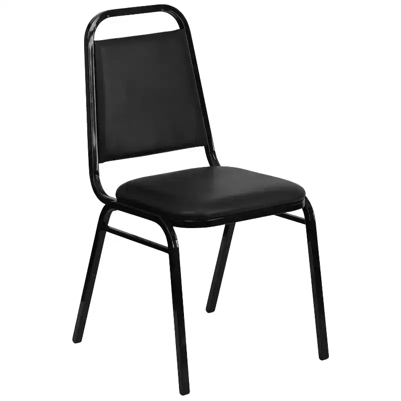 Trapezoidal Back Stacking Banquet Dining Chair - 1.5 Thick Seat