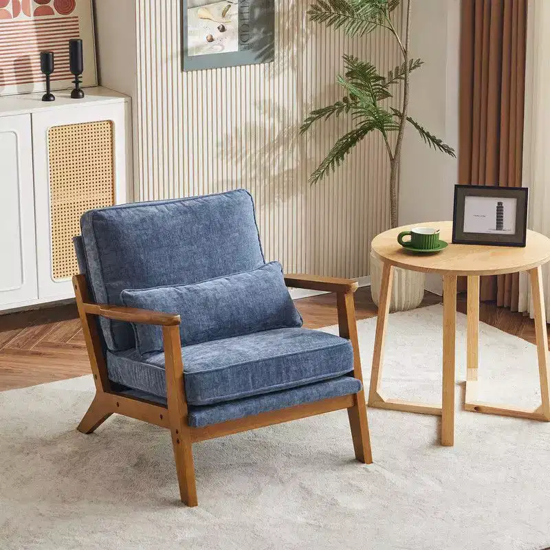 Karl Home Upholstered Single Lounge Chair Accent Chair