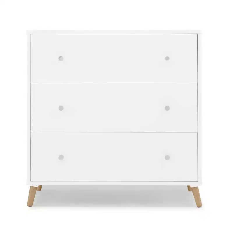 Jordan 3-Drawer Kids Dresser with Interlocking Drawers