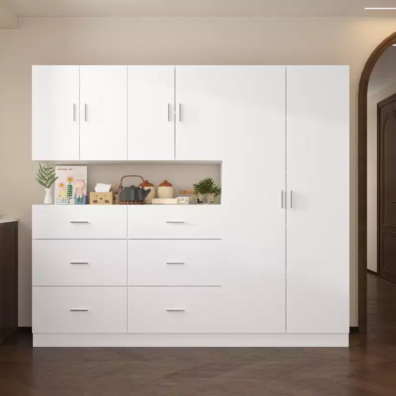 Famapy Kitchen Cabinet Ensemble: Rich Storage, Solid Structure, and Sleek Design