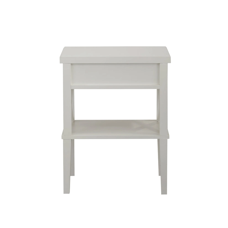 Copper Grove Castle Creek Wooden Nightstand with Lower Shelf