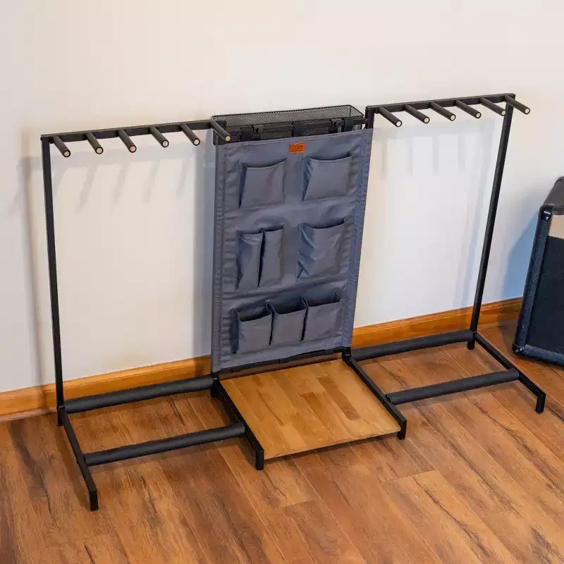 StoreYourBoard Headliner 10-Slot Guitar Rack | Gray