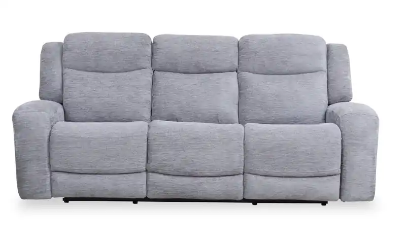 90 Fabric Power Reclining Sofa with USB Ports - Dove Grey