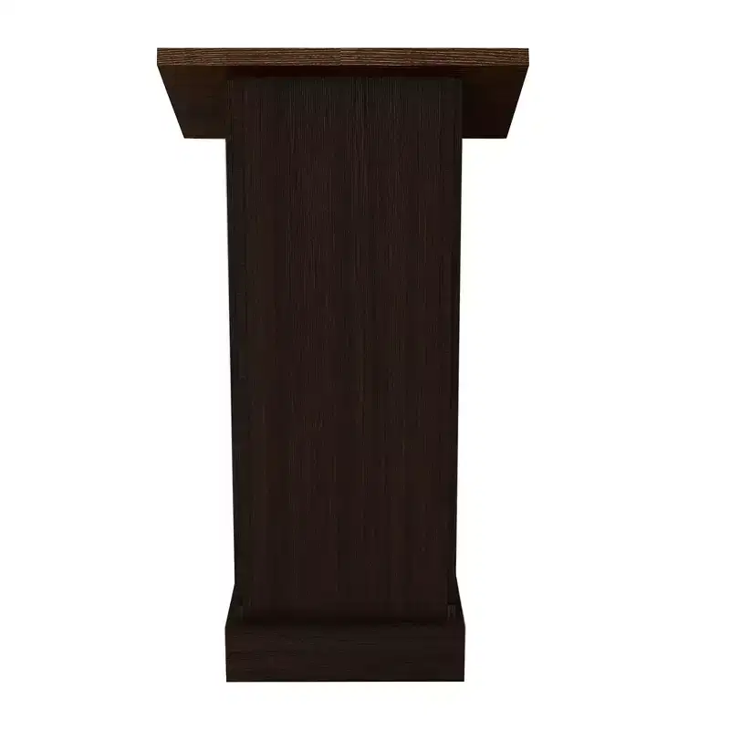 AndMakers 24.01 in. W x 15.66 in. D x 44.48 in. H Presentation Station Lectern with Storage