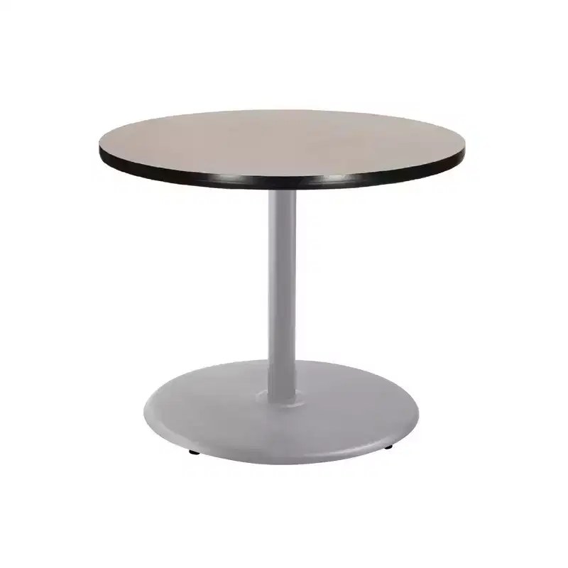 Hampden Furnishings 30" Bennet Collection Round Dining Table Gray/Gray Nebula