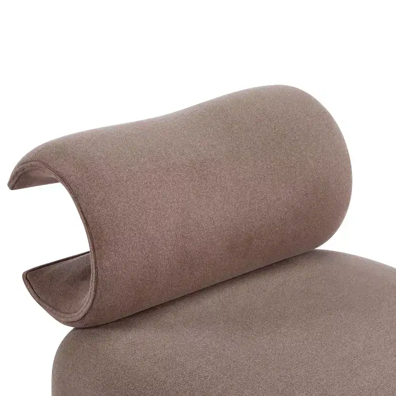 Christopher Knight Home Madison Modern Fabric Upholstered Armless Accent Chair with Sculpted Rolled Back