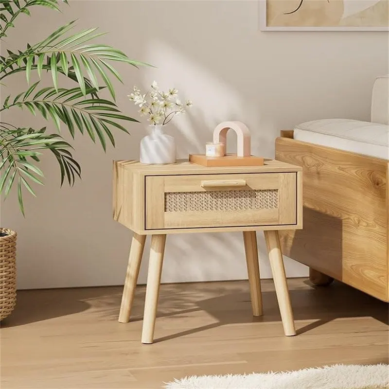 Bedroom Nightstands Wooden Night Stands - 11.81D x 15.35W x 19.69H