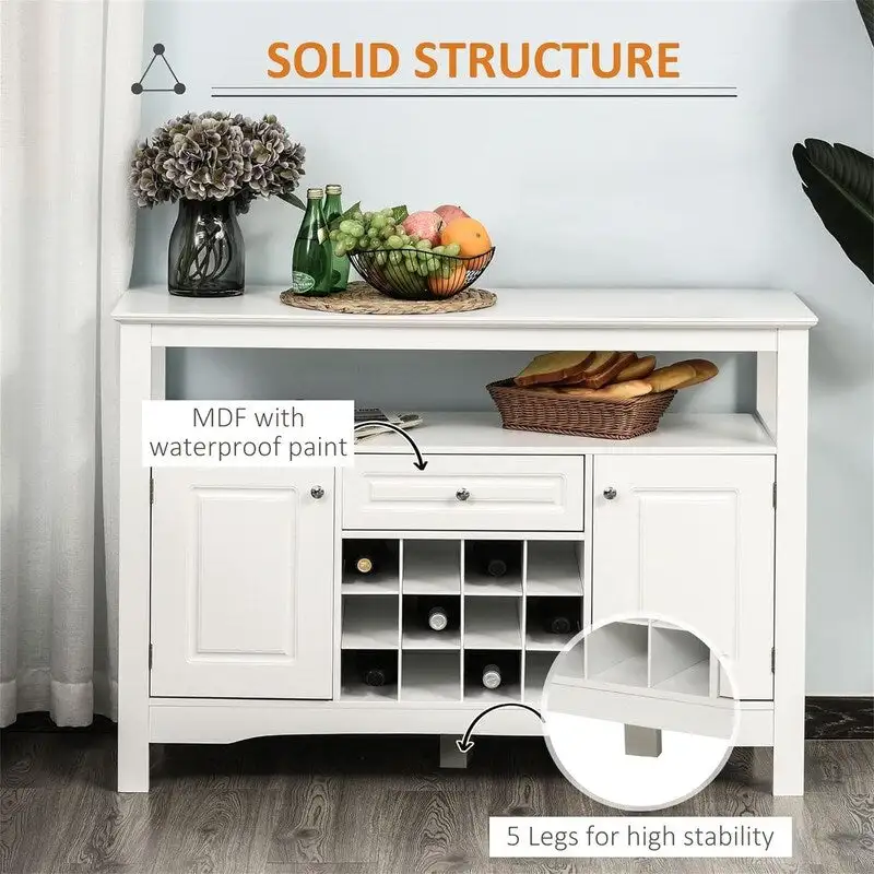 Coffee Bar Cabinet - 15.75D x 45.75W x 32.5H