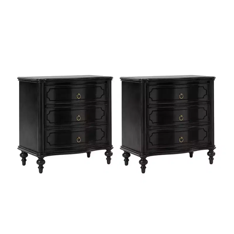 Linus 3-Drawer end table Set of 2| ART OF LIVING DESIGNS