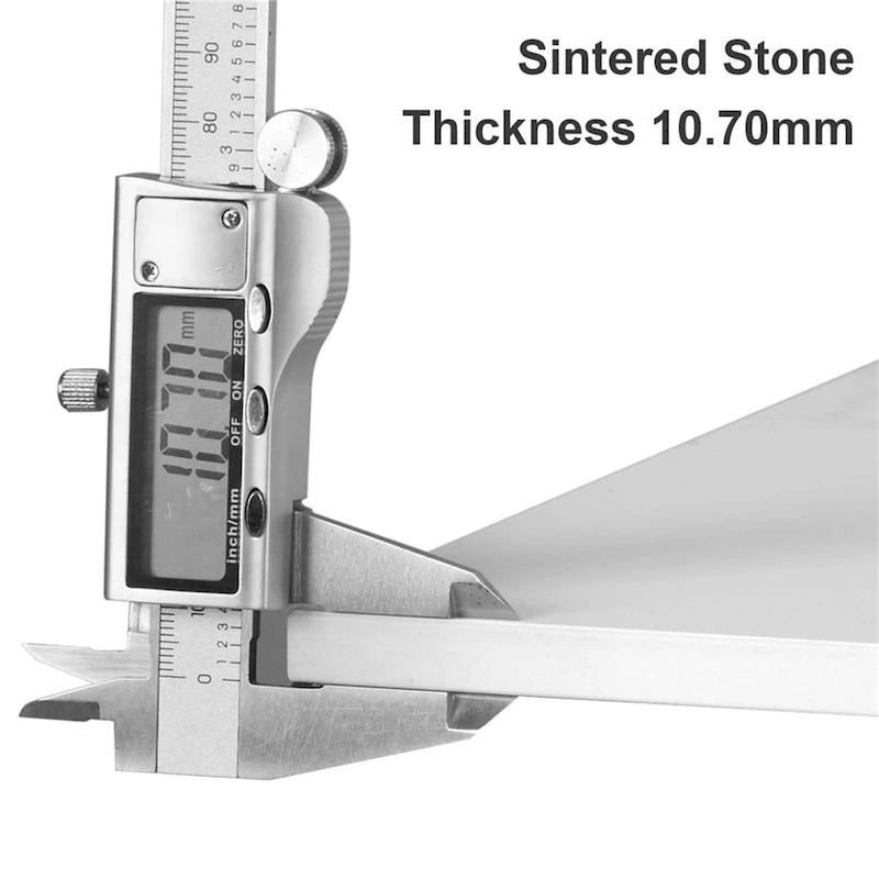 Round Kitchen Dining Table Marble Tabletop with Tapered Metal Legs - 31.5 W x 30 H