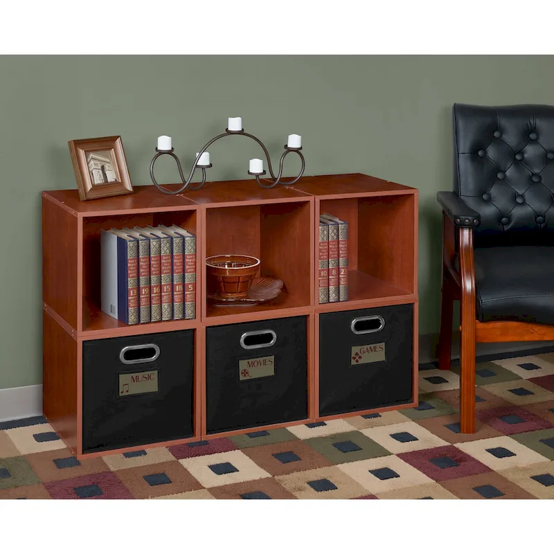 Noble Connect Storage Set - 6 Cubes- Cherry